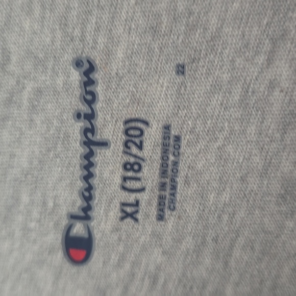 CHAMPION BRAND SIGNATURE BOYS GRAY SHORT SLEEVE TEE-SHIRT SIZE XL 18/20 - Picture 7 of 13